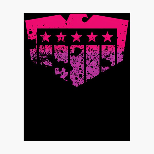 Item preview, Law Enforcement Neon Pink Justice Shield designed and sold by OmarX16.