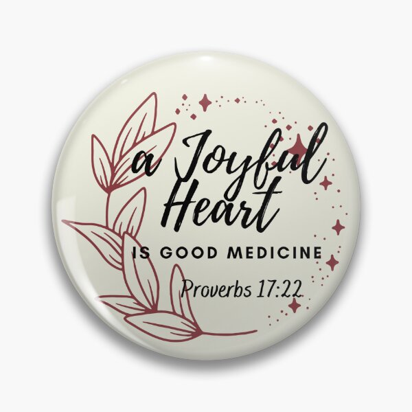 Item preview, Joyful heart is good medicine  designed and sold by A Little Encouragement.