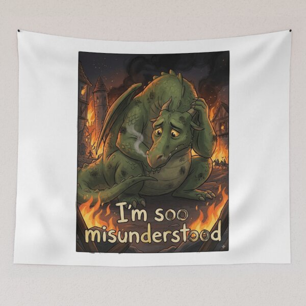 Item preview, dragons are so misunderstood designed and sold by Goode-sense2025.