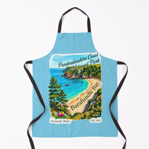 Item preview, Vintage Barafundle Bay Travel Art designed and sold by EvergreenPark - Tee Studio.