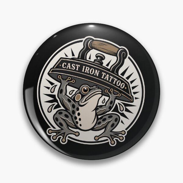 Item preview, Frog Cast Iron Tattoo designed and sold by CastIronTattoo.