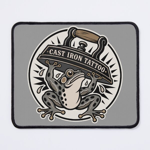 Item preview, Frog Cast Iron Tattoo designed and sold by CastIronTattoo.