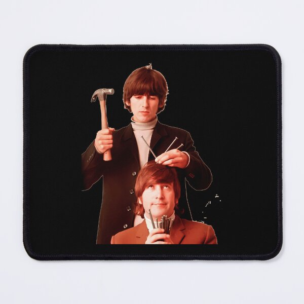 Item preview, George Harrison With Hammer Nails John Lennon Portrait designed and sold by VanceWaelchi.