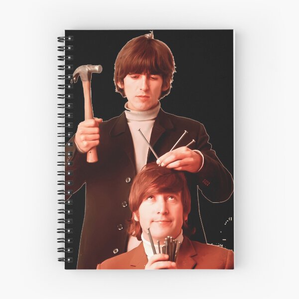 Item preview, George Harrison With Hammer Nails John Lennon Portrait designed and sold by VanceWaelchi.