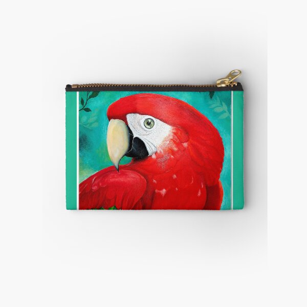 Item preview, Arara Amazônica Red amazon macaw realistic painting designed and sold by ArteAmaszonica.
