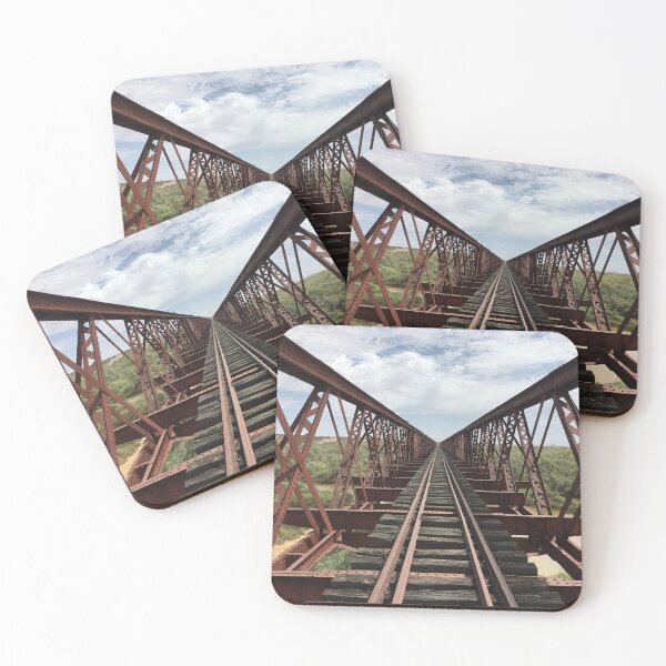 Item preview, Algebuckina disused rail bridge along Oodnadatta, desert South Australia, Australia designed and sold by Juliette Remfrey.