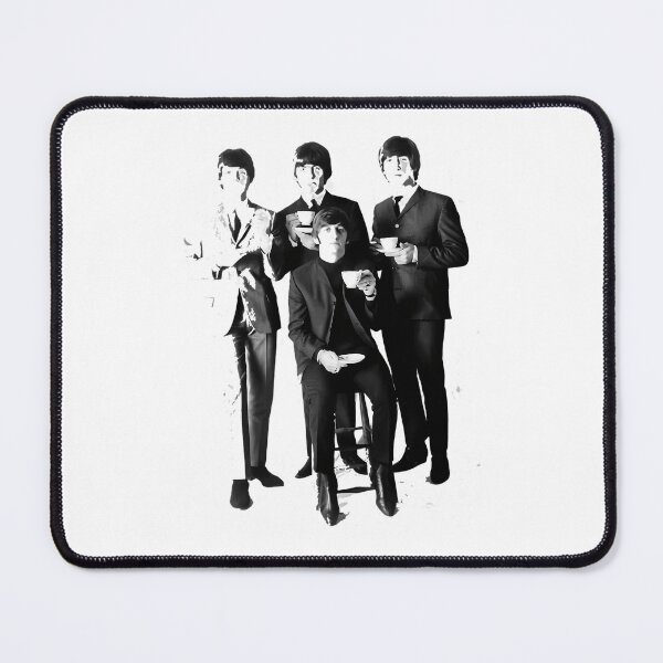 Item preview, Boys Four Members Silhouette Teacups Monochrome designed and sold by VanceWaelchi.