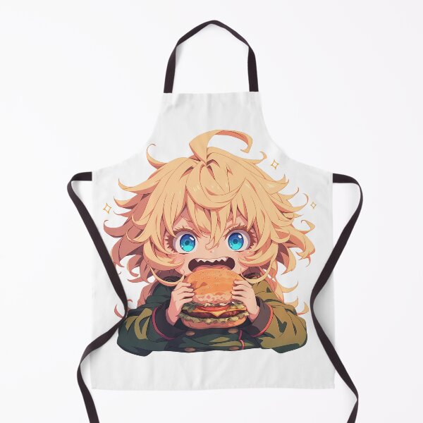 Item preview, Tanya Degurechaff Saga Of Tanya The Evil Anime Chibi Kawaii Burger Blue Eye Fierce Style designed and sold by Dashsopaner.