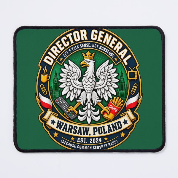 Item preview, Director General Warsaw Poland Crest Emblem designed and sold by FABIOLA1970.