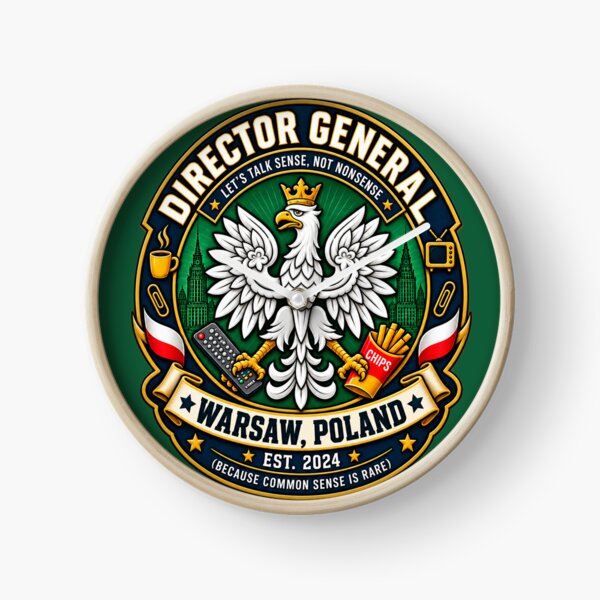 Item preview, Director General Warsaw Poland Crest Emblem designed and sold by FABIOLA1970.