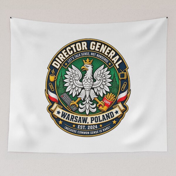 Item preview, Director General Warsaw Poland Crest Emblem designed and sold by FABIOLA1970.