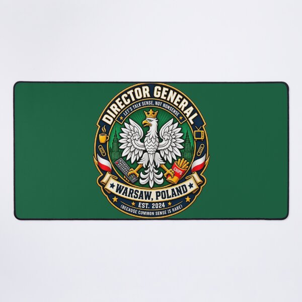 Item preview, Director General Warsaw Poland Crest Emblem designed and sold by FABIOLA1970.