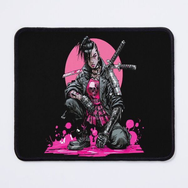 Item preview, Emo Pink Punk Moon Lady Samurai designed and sold by RichardRags.