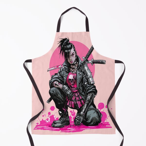 Item preview, Emo Pink Punk Moon Lady Samurai designed and sold by RichardRags.