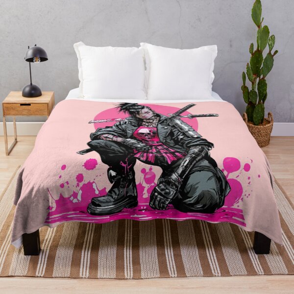 Item preview, Emo Pink Punk Moon Lady Samurai designed and sold by RichardRags.