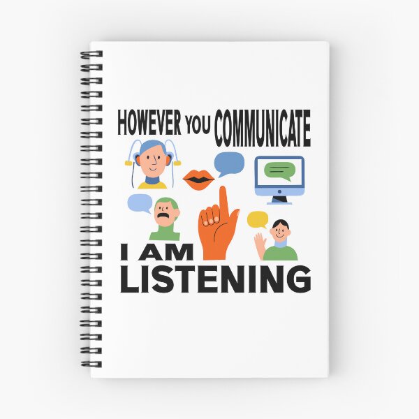 Item preview, However You Communicate I'm Listening AAC SLP Sped Teacher designed and sold by Colorfulman.