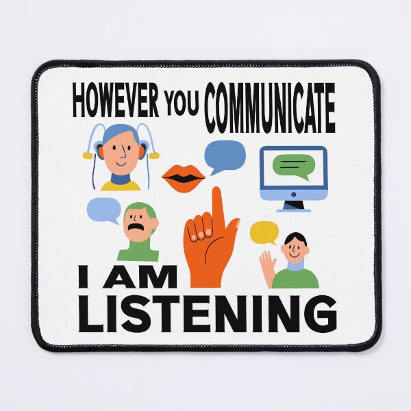 Item preview, However You Communicate I'm Listening AAC SLP Sped Teacher designed and sold by Colorfulman.