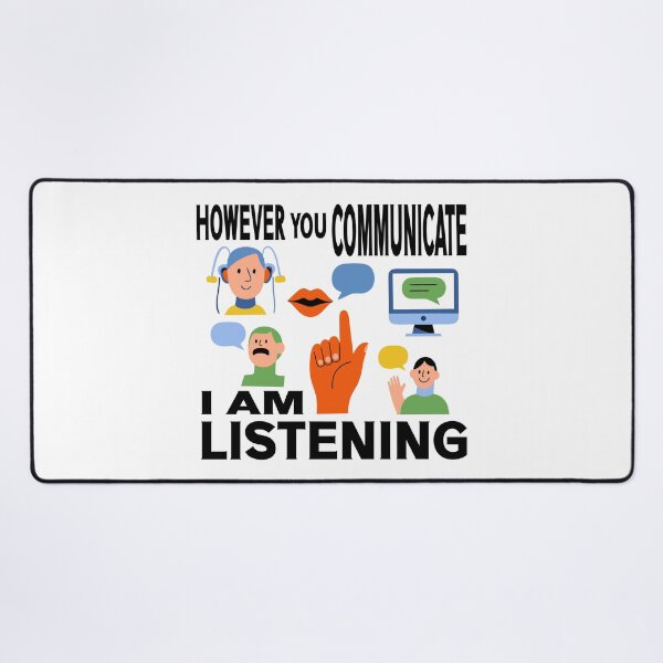 Item preview, However You Communicate I'm Listening AAC SLP Sped Teacher designed and sold by Colorfulman.