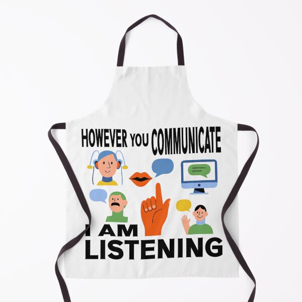 Item preview, However You Communicate I'm Listening AAC SLP Sped Teacher designed and sold by Colorfulman.