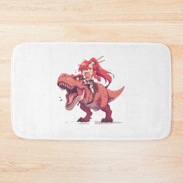 Item preview, Yoko Littner Gurren Lagann Pink Dinosaur Chibi Adventure designed and sold by Dashsopaner.