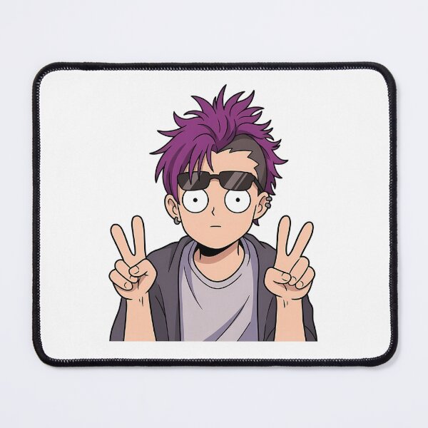 Item preview, Shorter Wong Banana Fish Purple Hair Sunglasses Comedy designed and sold by Dashsopaner.