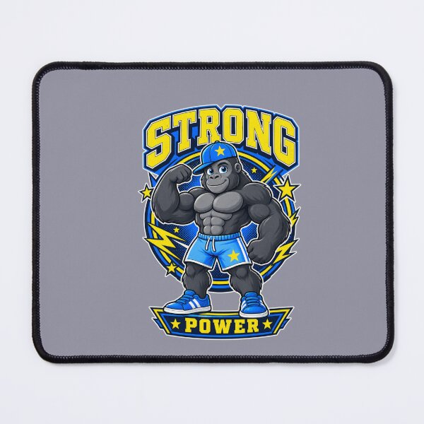 Item preview, Strong Gorilla Power – Urban Fitness Streetwear designed and sold by Aimetoi.