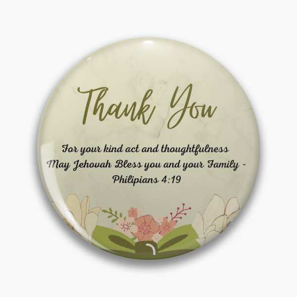 Item preview, Thank you for your kind act and thoughtfulness designed and sold by A Little Encouragement.