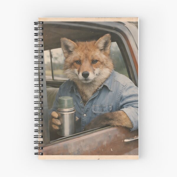 Item preview, Fox in Pickup Truck Wall Art | Cool Woodland Animal Riding in a Classic Truck | Retro Photography Aesthetic Nostalgic Vintage Print designed and sold by PaintedPixels01.