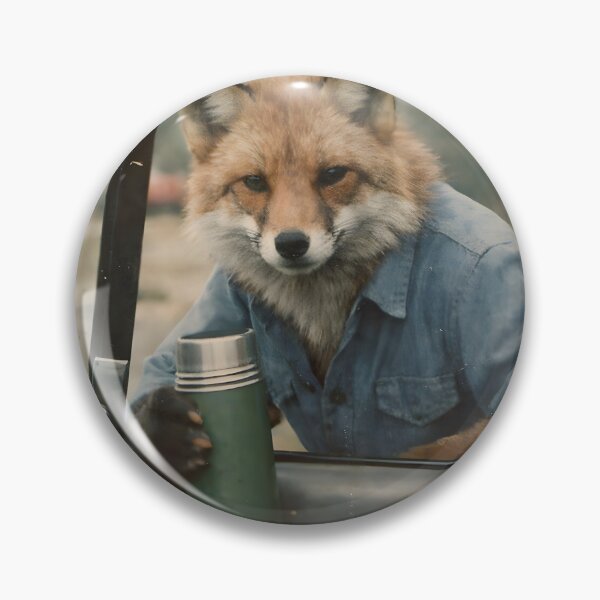 Item preview, Fox in Pickup Truck Wall Art | Cool Woodland Animal Riding in a Classic Truck | Retro Photography Aesthetic Nostalgic Vintage Print designed and sold by PaintedPixels01.