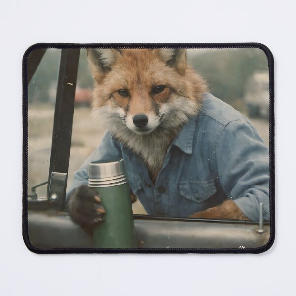 Item preview, Fox in Pickup Truck Wall Art | Cool Woodland Animal Riding in a Classic Truck | Retro Photography Aesthetic Nostalgic Vintage Print designed and sold by PaintedPixels01.