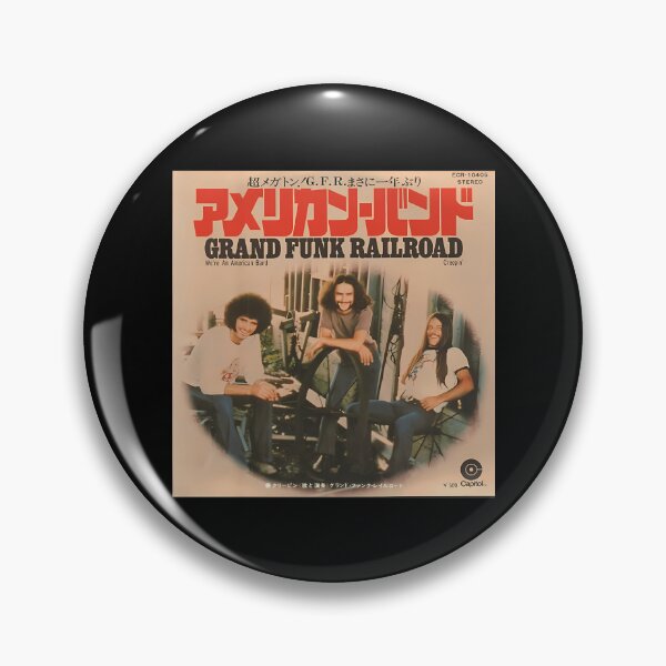 Item preview, Grand Funk Railroad Japanese Single Red Typography designed and sold by NarcisoLakin.