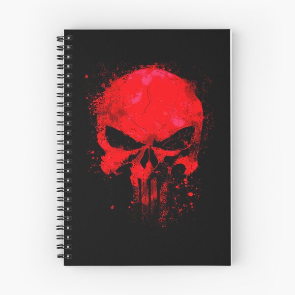 Item preview, Red Splattered Angry Skull Silhouette Artwork designed and sold by BrookCrooks.