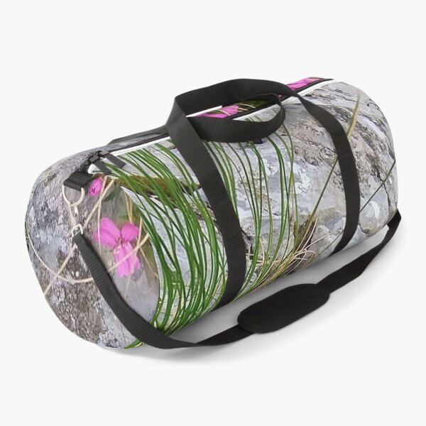 Item preview, Tatra Mountains Pink Moss Campion on Rocky Cliff designed and sold by GabeMountainArt.