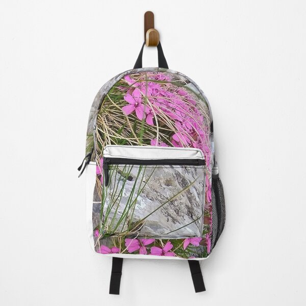 Item preview, Tatra Mountains Pink Moss Campion on Rocky Cliff designed and sold by GabeMountainArt.