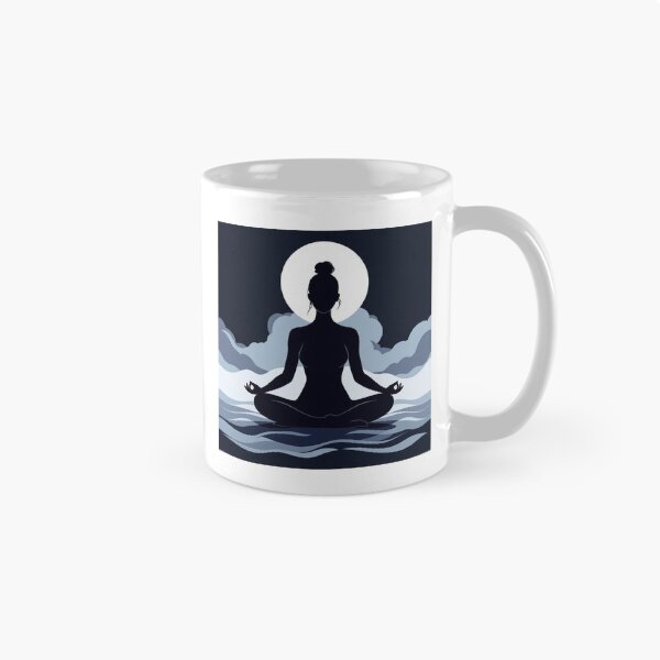 Item preview, Silent Meditation Beneath the Moon designed and sold by Yogeshwaraya.