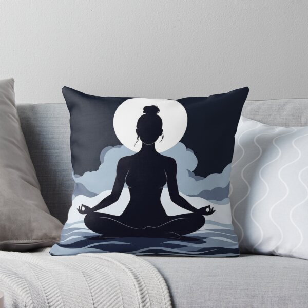 Item preview, Silent Meditation Beneath the Moon designed and sold by Yogeshwaraya.