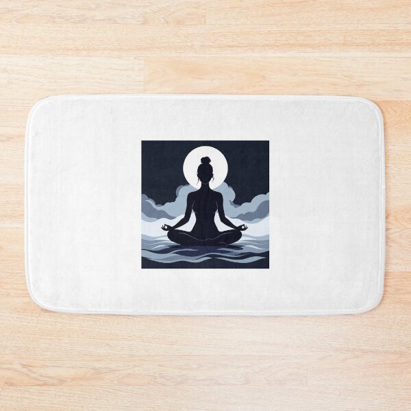 Item preview, Silent Meditation Beneath the Moon designed and sold by Yogeshwaraya.