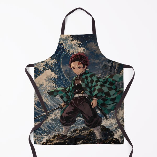 Item preview, Tanjiro Kamado Demon Slayer Moonlit Ocean Resolve designed and sold by Dashsopaner.