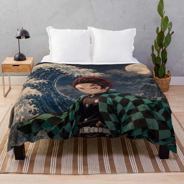 Item preview, Tanjiro Kamado Demon Slayer Moonlit Ocean Resolve designed and sold by Dashsopaner.