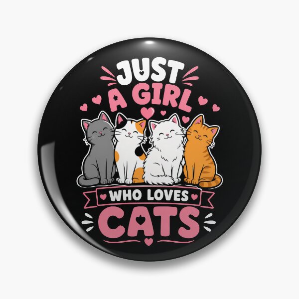 Item preview, Just a girl who loves cute cats design designed and sold by rafaeltto.
