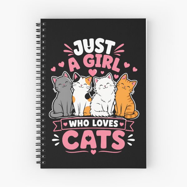 Item preview, Just a girl who loves cute cats design designed and sold by rafaeltto.
