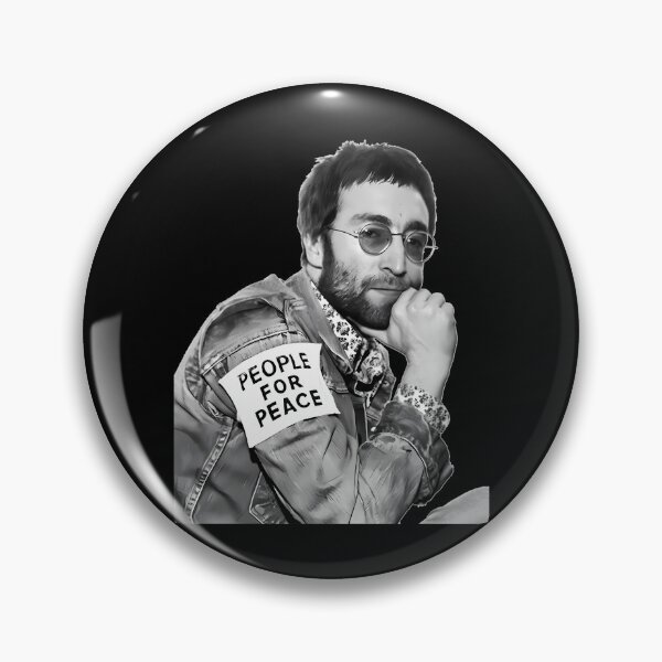 Item preview, John Lennon People For Peace Portrait designed and sold by JuniorFranecki.