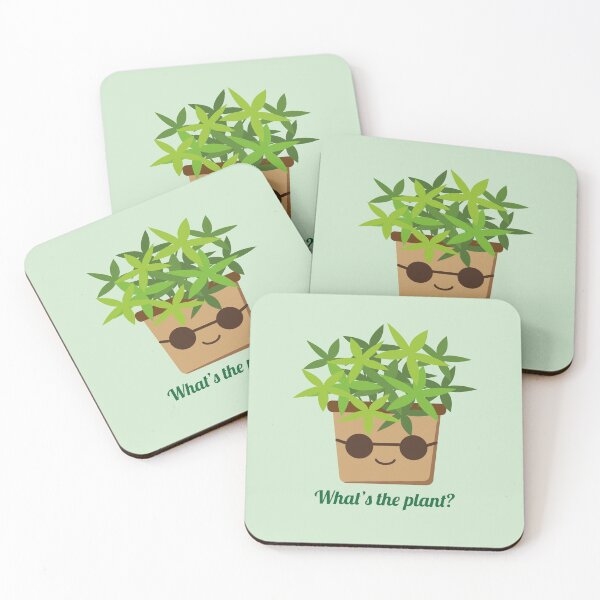 Item preview, Funny Cool Houseplant with Sunglasses Illustration designed and sold by Hakubiya.