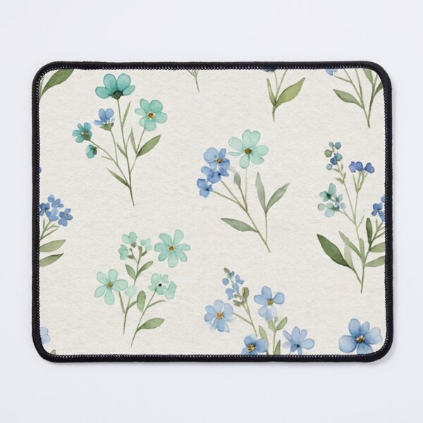 Item preview, For-get-me not flowers | Watercolour art designed and sold by wobblyfrogs.