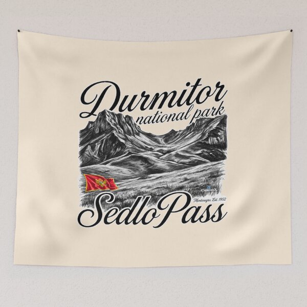 Item preview, Durmitor National Park Sedlo Pass designed and sold by EvergreenPark - Tee Studio.