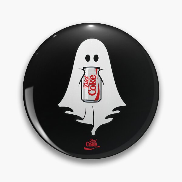Item preview, Diet Coke Ghost Halloween Cute Spooky Coca-Cola Design designed and sold by GoldenField41.