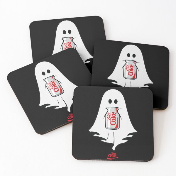 Item preview, Diet Coke Ghost Halloween Cute Spooky Coca-Cola Design designed and sold by GoldenField41.