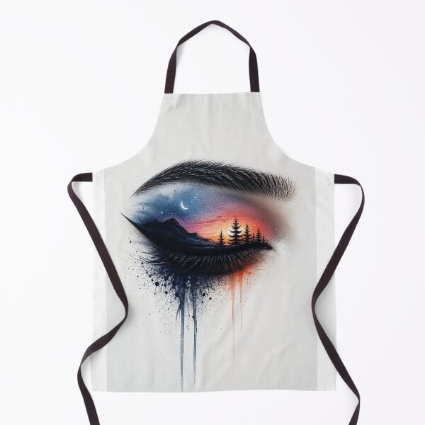 Item preview, Surreal Sunset Landscape Eye Art – Dreamy Nature Vision designed and sold by Arts121.