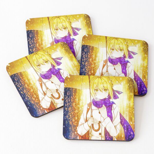 Item preview, Serene Saber Fate Stay Night Golden Rain Anime Calm Elegant Glow designed and sold by Dashsopaner.