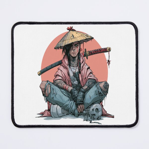 Item preview, Peach Moon Emo Samurai designed and sold by RichardRags.